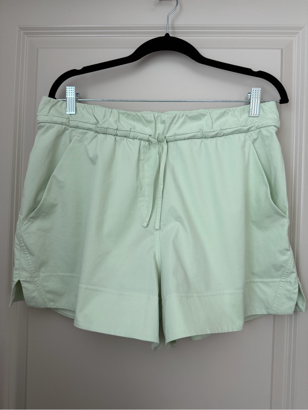 lululemon athletica Light Mint Athletic Drawstring Shorts